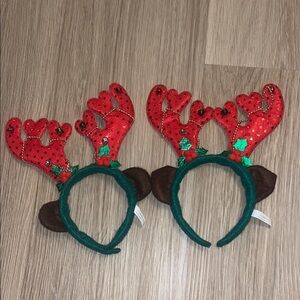 Festive Reindeer Antler Headbands